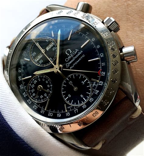 omega speedmaster sport day date automatic|omega speedmaster reduced moonwatch automatic.